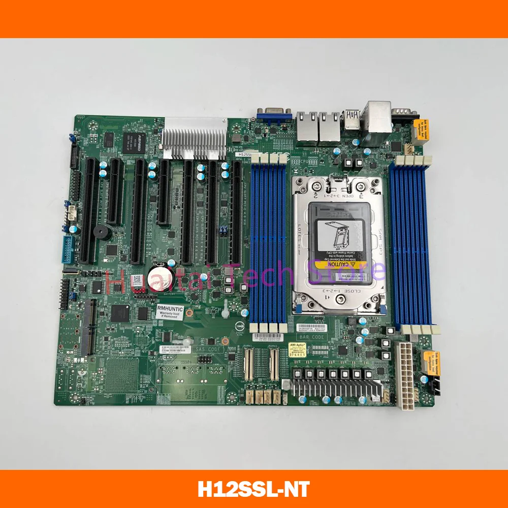 Server Motherboard For Supermicro Single-socket Server EPYC7002 Gigabit Ethernet Port Supports 4GPU IPFS H12SSL-NT