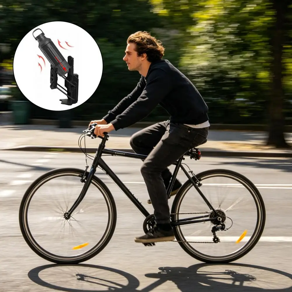 Bicycle Water Bottle Cage Hollow Design Stable Holder Anti-Slip Universal Bike Cup Holder For Scooters Strollers Wheelchairs