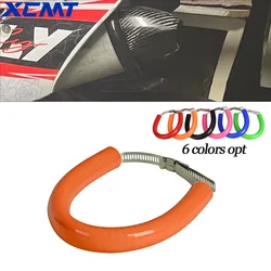 Universal Motorcycle Silicone Exhaust Protector Can Cover For Honda CR250 CRF230F CRF250R CRF250X CRF450R CRF450X Yamaha Suzuki