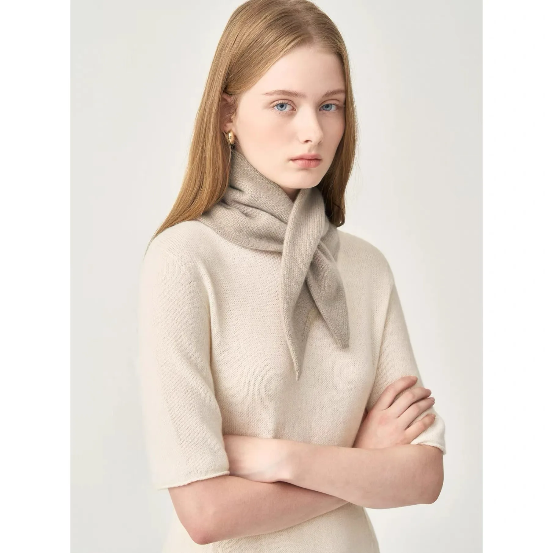 Faionable دافئ Ne Warmer e وشاح خمسة ألوان الليمون الجبن الخريف Cas25 تخفيف فضفاض صالح طويل Sve جولة Ne #5