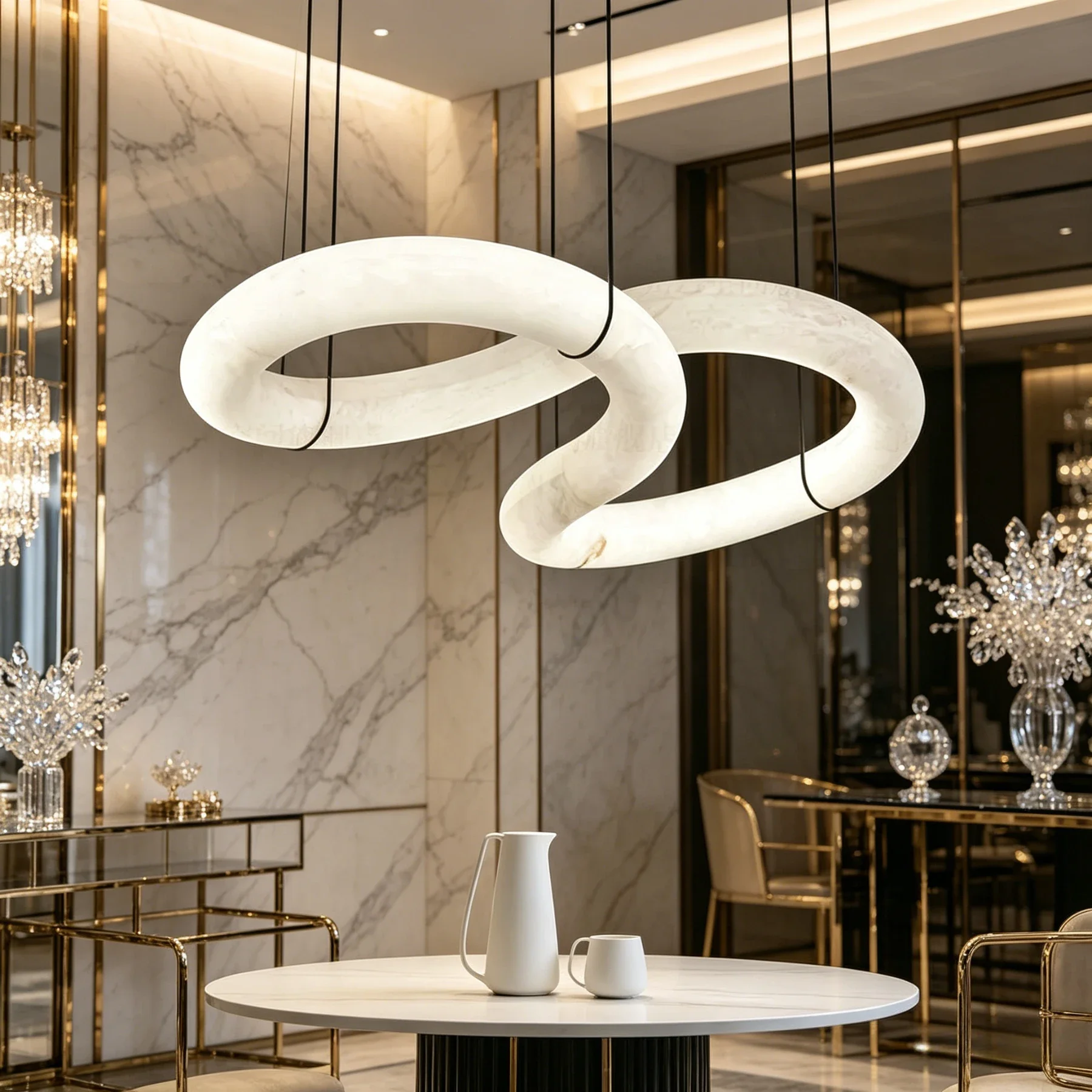 Dining Room Chandelier Spanish Marble Ceiling Pendant Lights For  Living Room Chandeliers