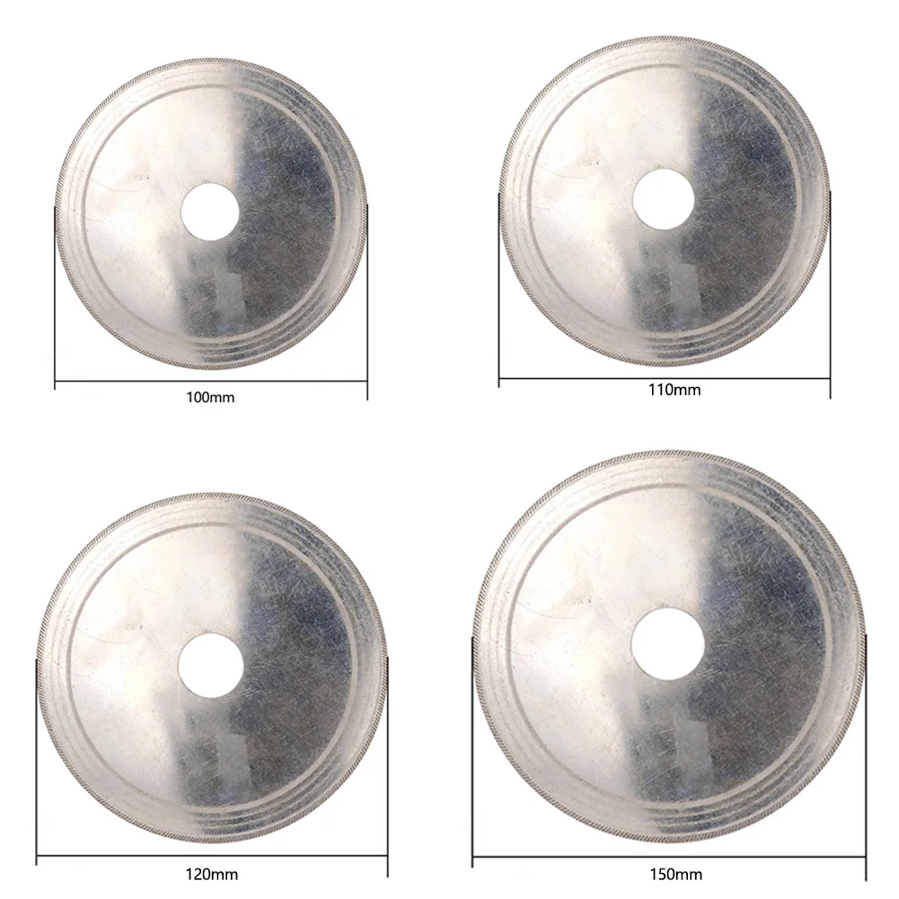 Mutifuction Diamond Saw Cutting Disc For Jewelry Crystals Jade Ceramic Tile Marble Mental Cutting 100/110/120/150mm Saw Blades