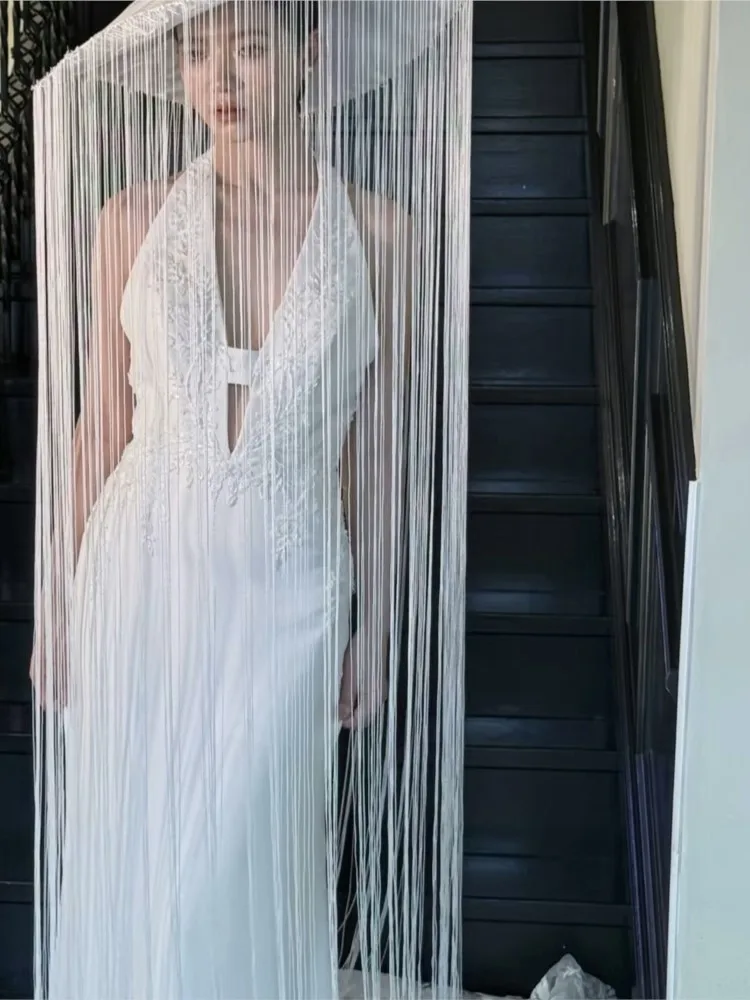 

Long tassel headwear catwalk performance street style charm luxurious lady's top hat