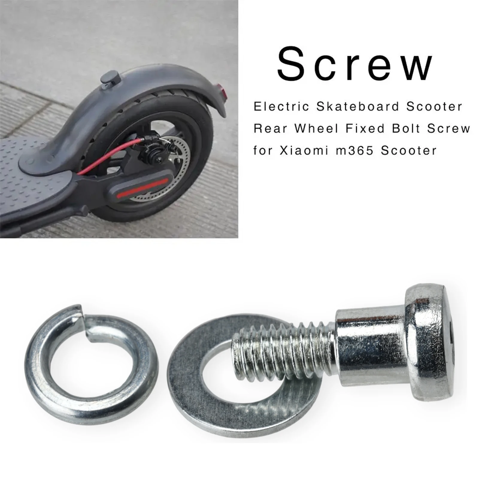 Rear Wheel Fixed Bolt Screw for Xiaomi M365 Pro 1S Pro2 Electric Skateboard Rear Wheel Bearing Screws Parts