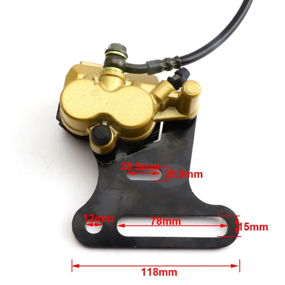 

12mm Rear Hydraulic Disc Brake Master Cylinder Caliper Kit For Chinese 70cc 90cc 110cc 125cc 140cc 150cc SSR Baja Pit Dirt Bike