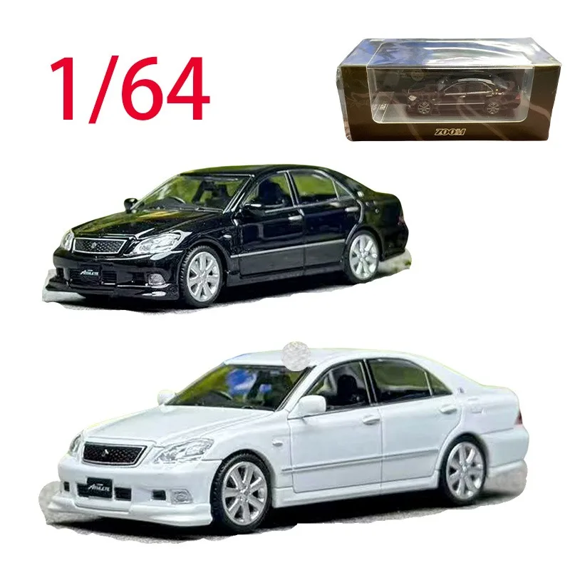 

Zoom литой под давлением масштаб 1/64 Toyota Crown GRS184 12-го поколения, модель автомобиля из сплава, игрушки для мальчиков, подарок, спортсмен, спортивное издание