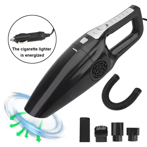 120W 12V Vacuum Cleaner Universal For Wet Dry Cleaning Handheld Powerful Device 5M Cable Automobile Caravan Car Accessories