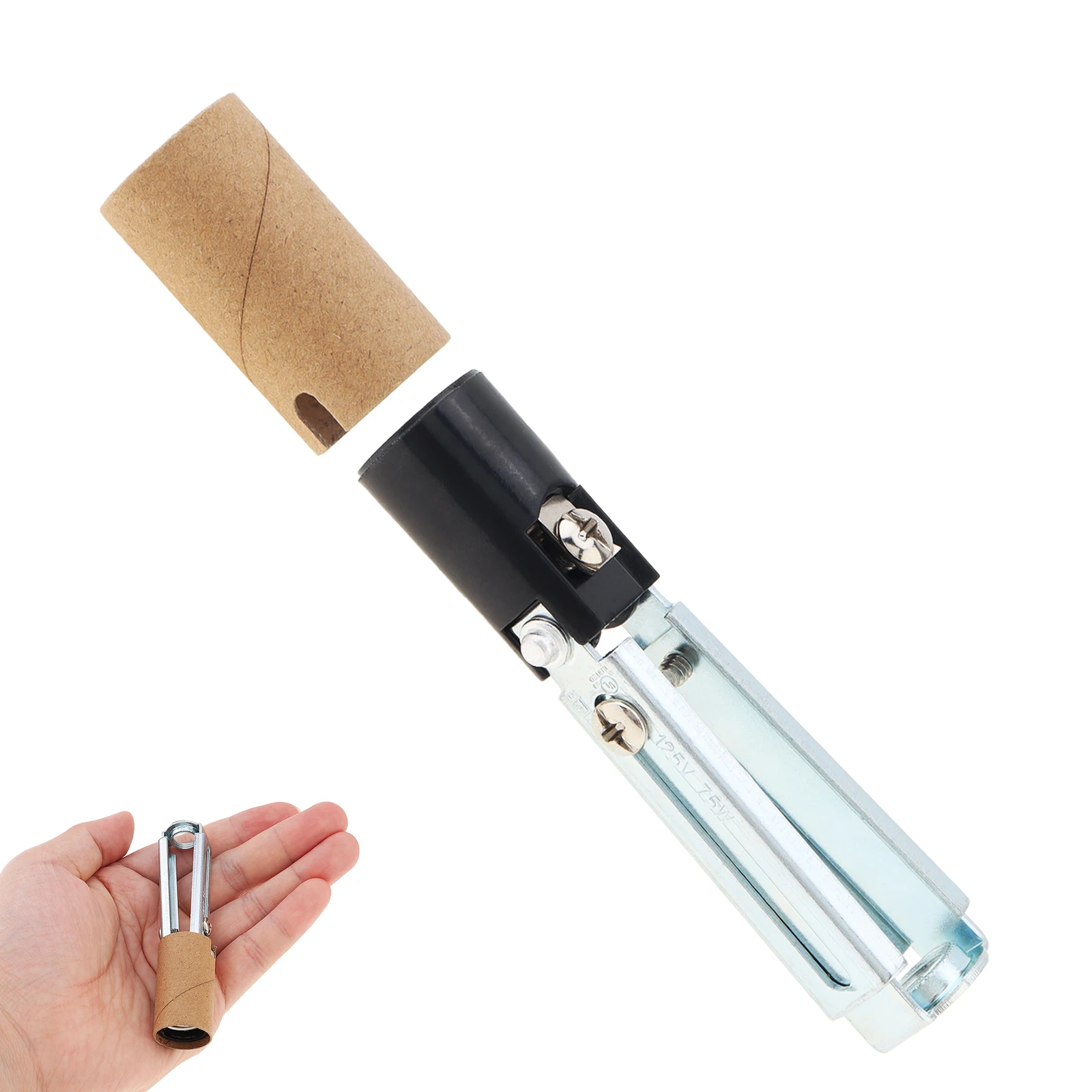 E12 Length Adjustable Bulb Socket Candelabra Base Lamp Holder Light Bulb Socket Bracket Lamp Cap for Candle Lamp / Crystal Light