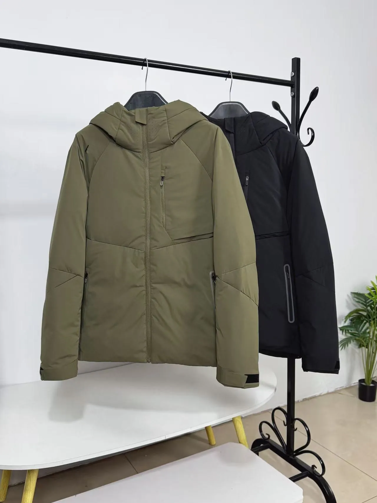 

Мужская пуховая куртка с капюшоном для активного отдыха, повседневная, водонепроницаемая, ветрозащитная, теплая, с длинным рукавом, на молнии