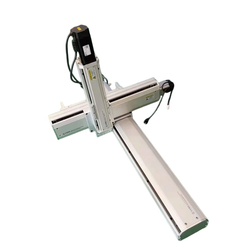 Linear Positioning Stage Table 3 Axis Motion System With Motor And Gear Aluminum+Stainless Steel Rail Guide