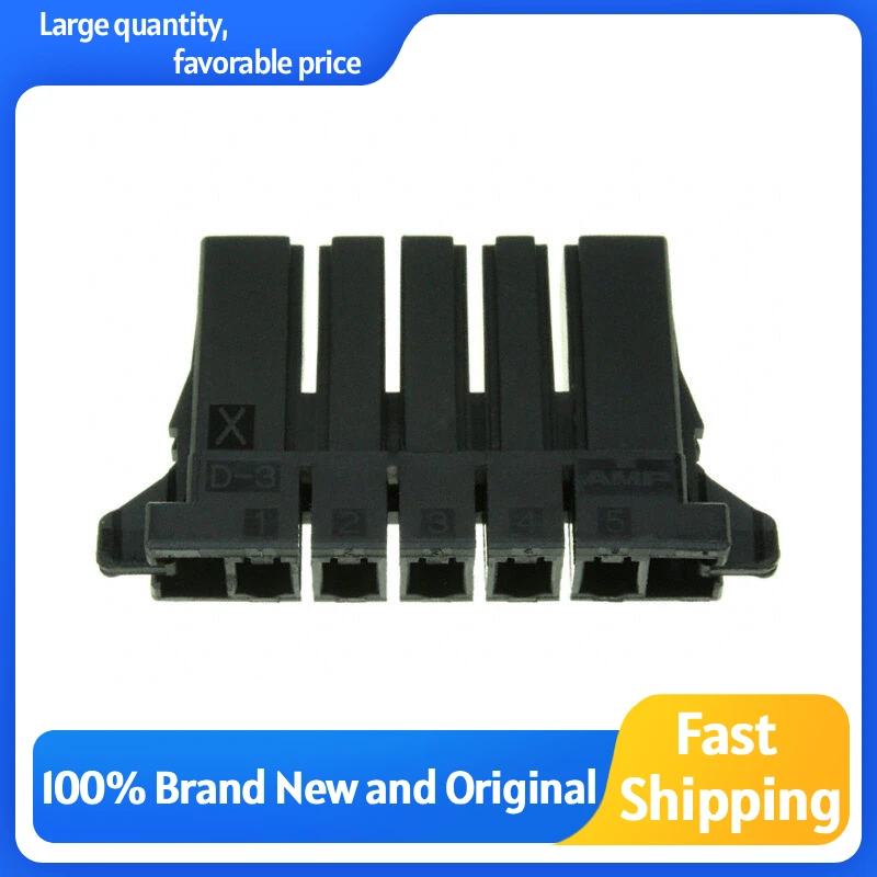 1-178128-5,PCB Board Connector Housing,Receptacle,Crimp Style,5P/6P,Dynamic 3000 Series,Centerline 0.2 in [5.08 mm],1-178128-6