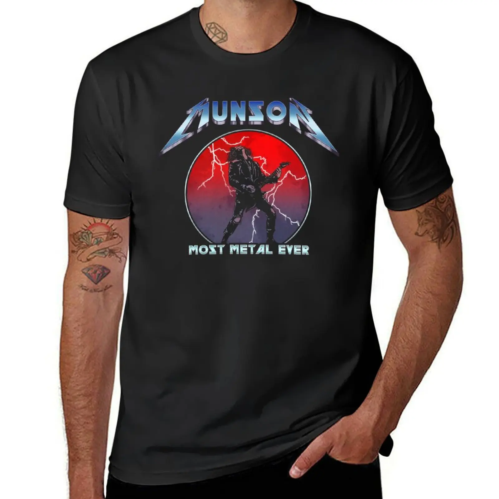 

Munson - Most Metal Ever T-Shirt oversizeds street wear Clothing black t shirts for men