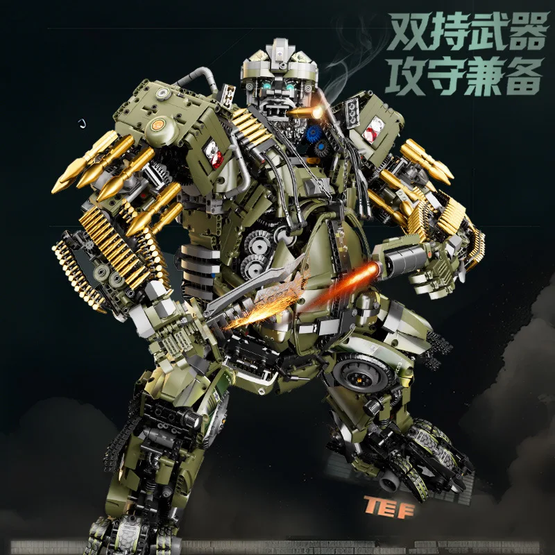 Em estoque moc robô técnico blocos de construção modelo mecha tijolos montagem brinquedos para crianças presente aniversário conjunto