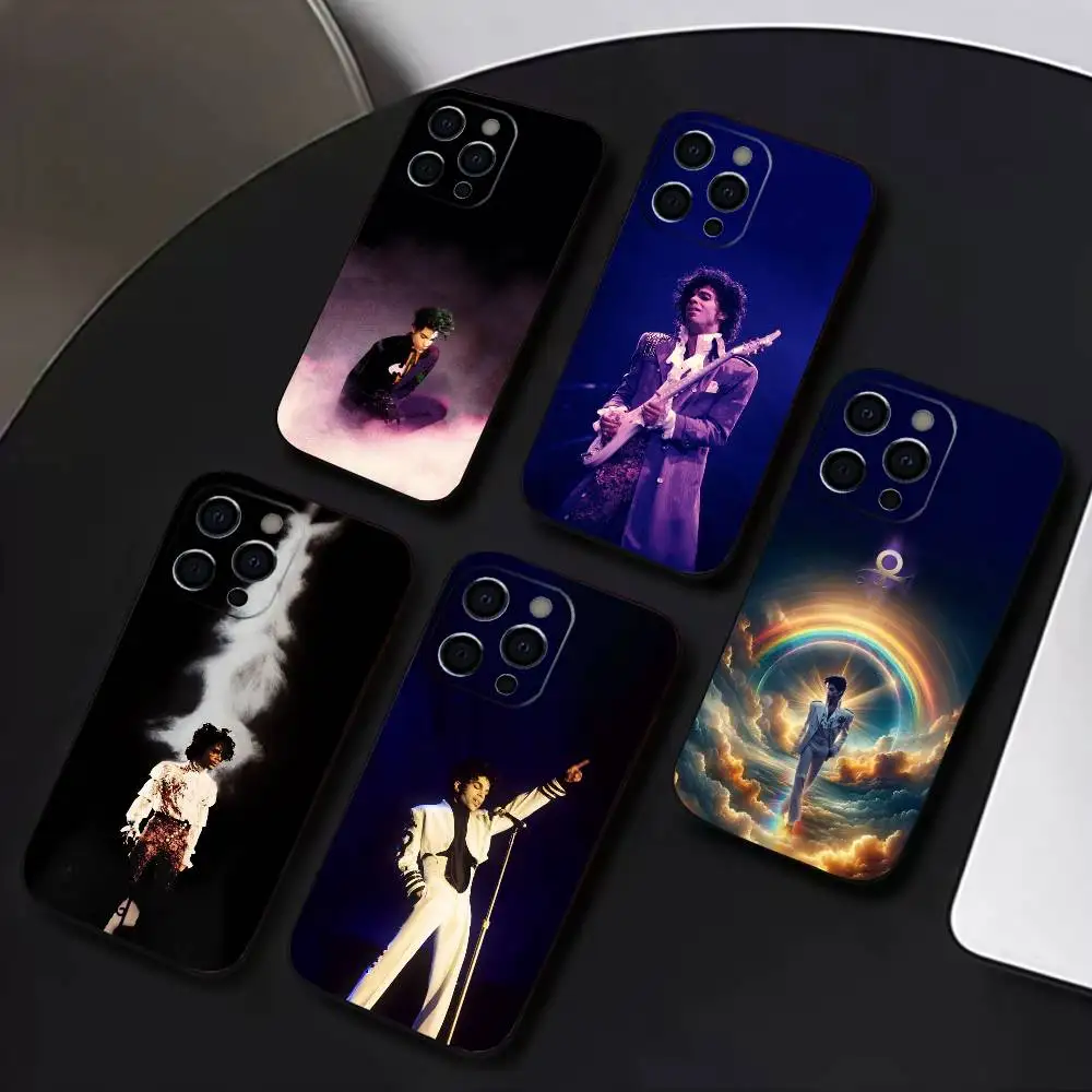 

P-Prince R-Rogers N-Nelson Phone Case For iPhone 17,16,15,14,13,12,11 Plus,Pro Max,XS,Soft Silicone Black Cover