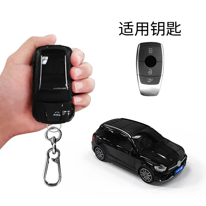 For Benz GLC Car Model Key Case for Mercedes Benz A C E S G Class GLC CLE CLA GLB GLS W177 W205 W213 W222 X167 AMG Key Cover Fob