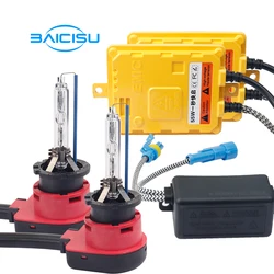 Hot 12V 55W novo carro de alta qualidade D2S/D2C/D2R-H1 H3 H7 H11 4300K 6000K 8000K magro HID Xenon lastro Kit