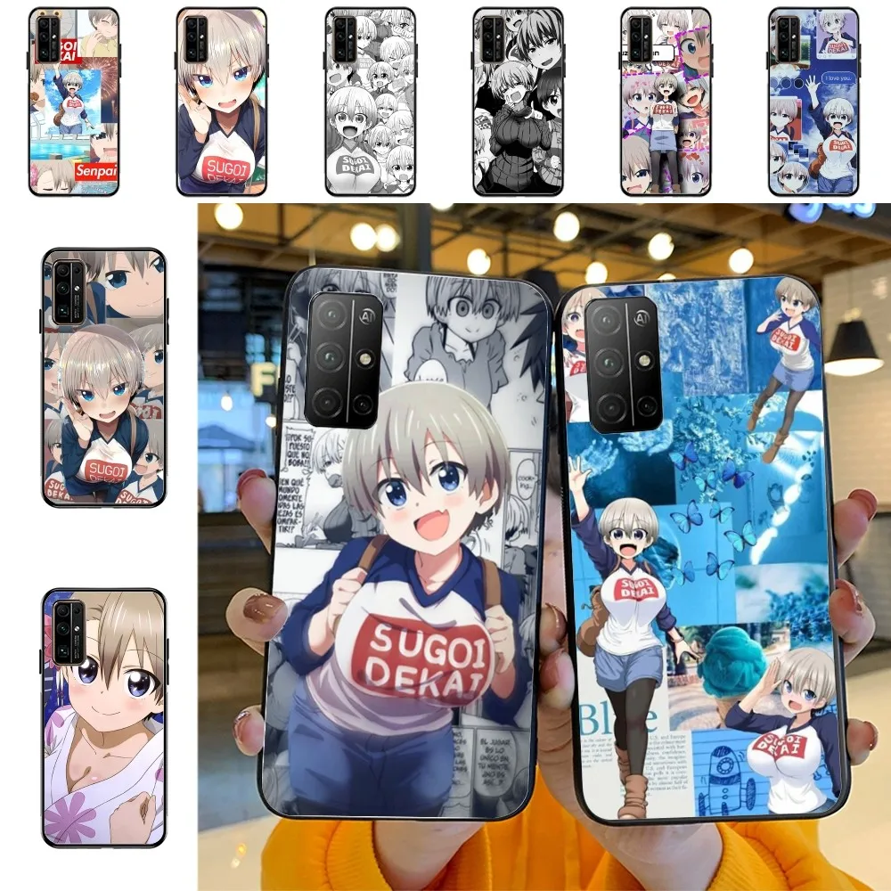 Anime Uzaki Chan Phone Case For Huawei Honor 10 lite 9 20 7A 9X 30 50 60 70 pro plus Soft Silicone Cover