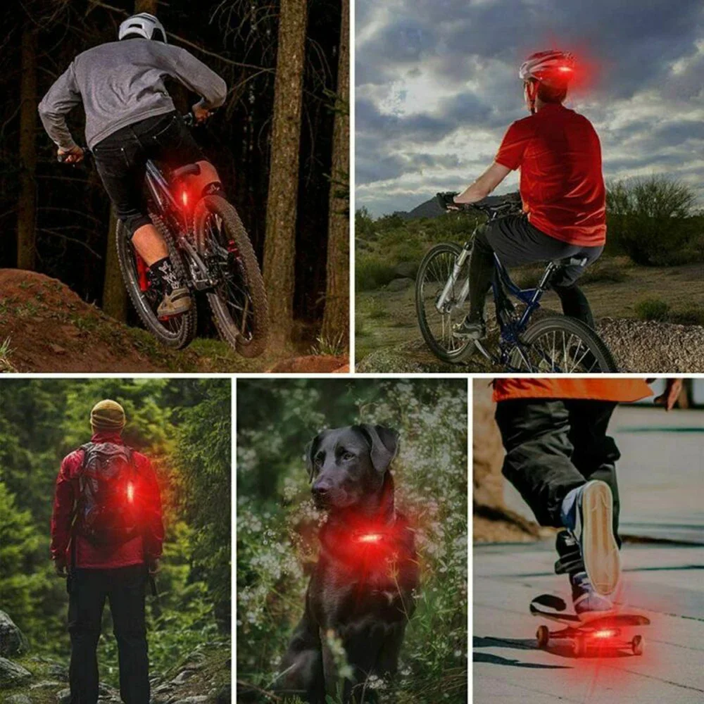 Bike Tail Light USB Rechargeable LED Bright Rear Red Bike Light Cycling Safety for Night Riding Lighting Back Bicycle Taillights