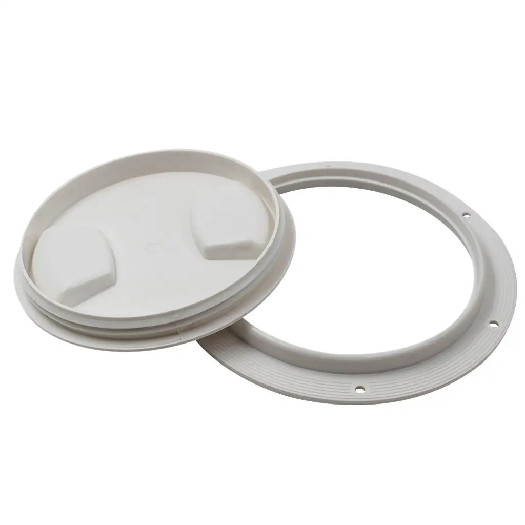 White Marine Access Hatch Cover Polyethylene Deck Plate for Sailing Boat Materials and Cabin Inspection