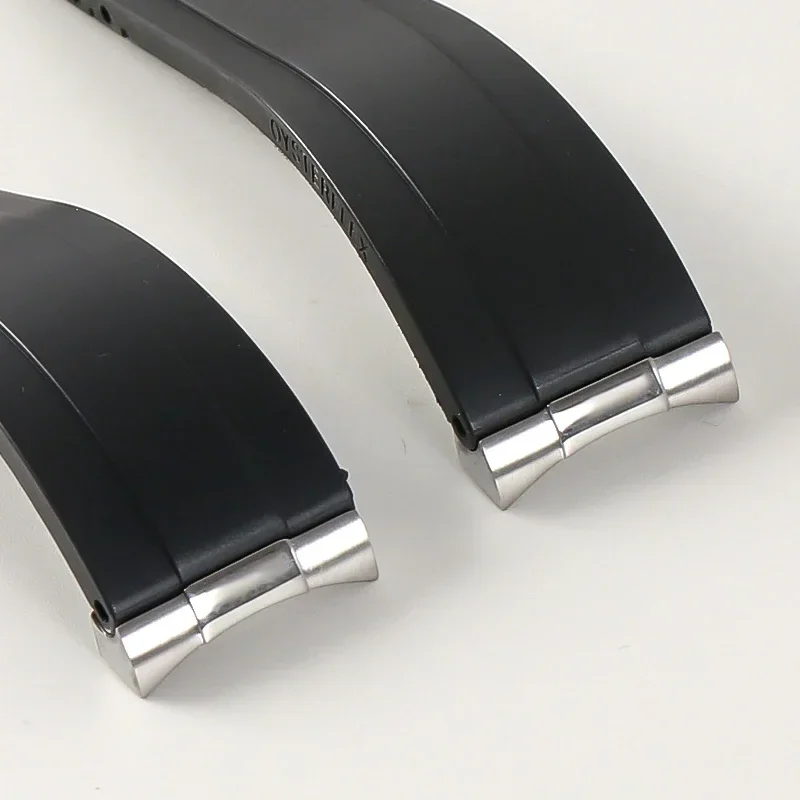 Для Submariner GMT Daytona Yacht Master Connect ремешок для часов с изогнутым концом из нержавеющей стали, серебро NH35, конец часов 20 мм