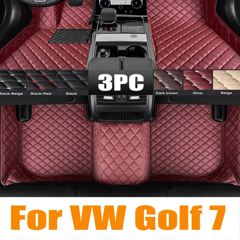 

Изготовленные на заказ автомобильные коврики TPE для VW Golf 7 2014 2015 2016 2017 2018 2019 2020, водонепроницаемые автомобильные аксессуары, внутренний ковер 0531