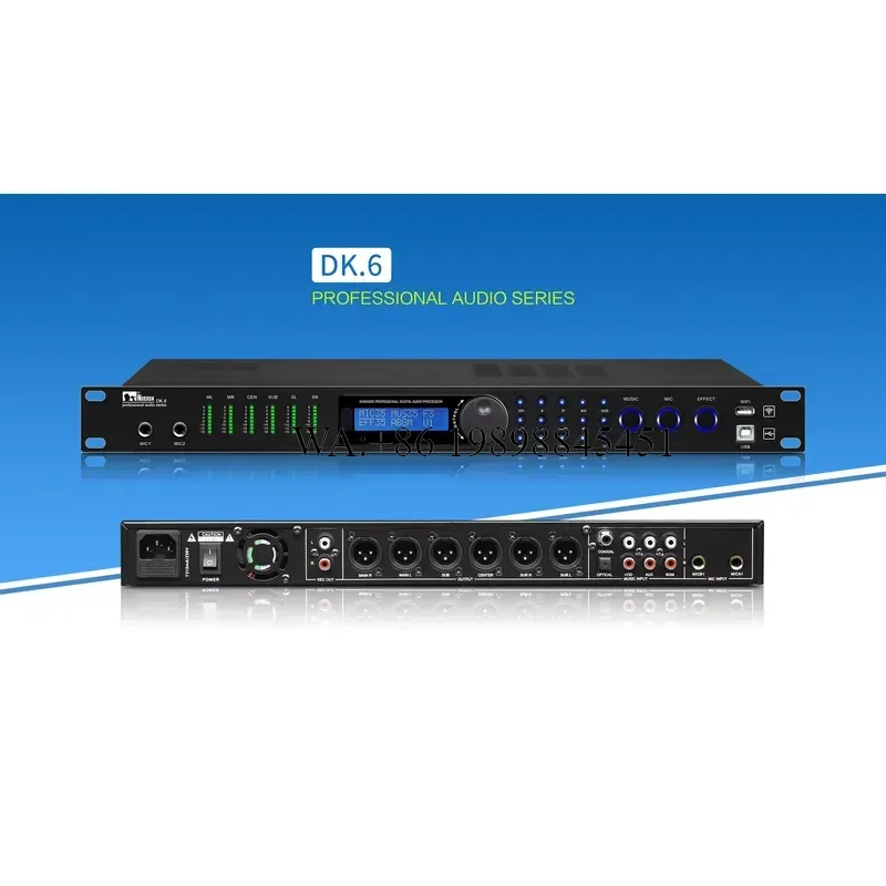 WMWMNU DSP Professional Audio Karaoke Digital Processor Audio Processor Equipment