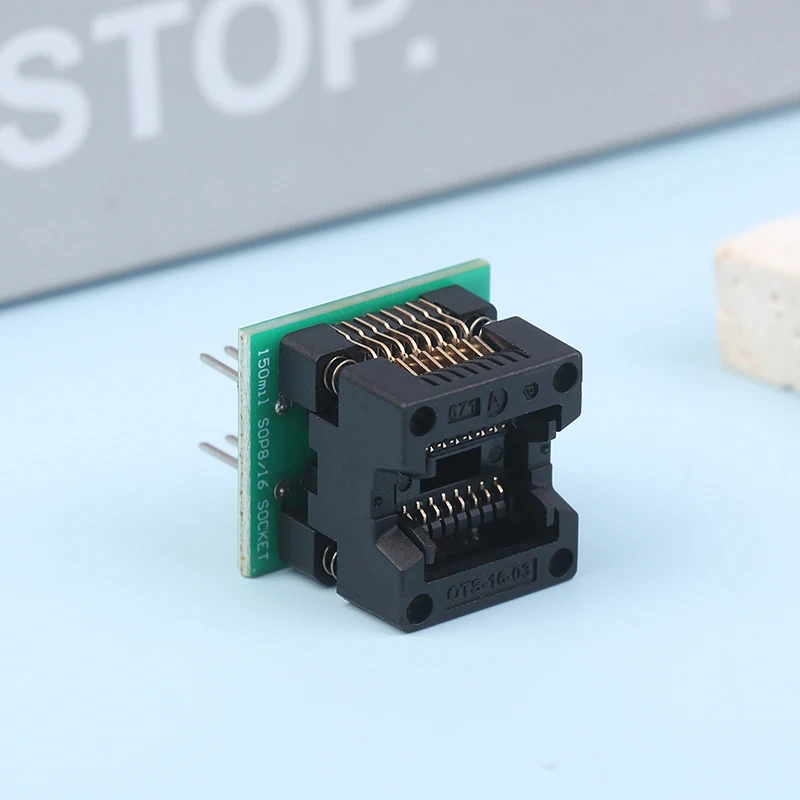 IC Test Socket Narrow Body SOP16 To DIP16 Burning Socket Programming Socket IC Test Socket