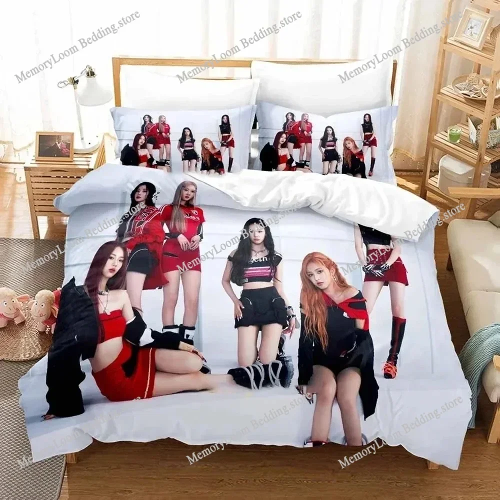 

Kpop BABYMONSTER Bedding Set Duvet Cover 3d Bedding Fashion Design Decoration King Duvet Cover Set Double Bed Set Bedding Sets