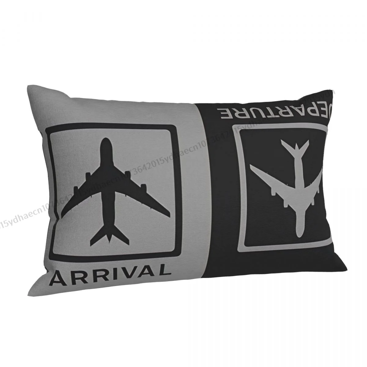 Arrivals Departures Polyester Pillowcase Airplane Airport Sign Home Decorative Kawaii Pillow Cover Pillowcase