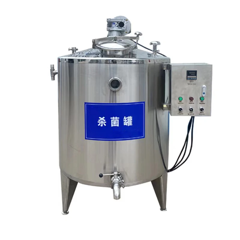 آلة بسترة الحليب من الفولاذ المقاوم للصدأ لخزان الحليب والزبادي #2