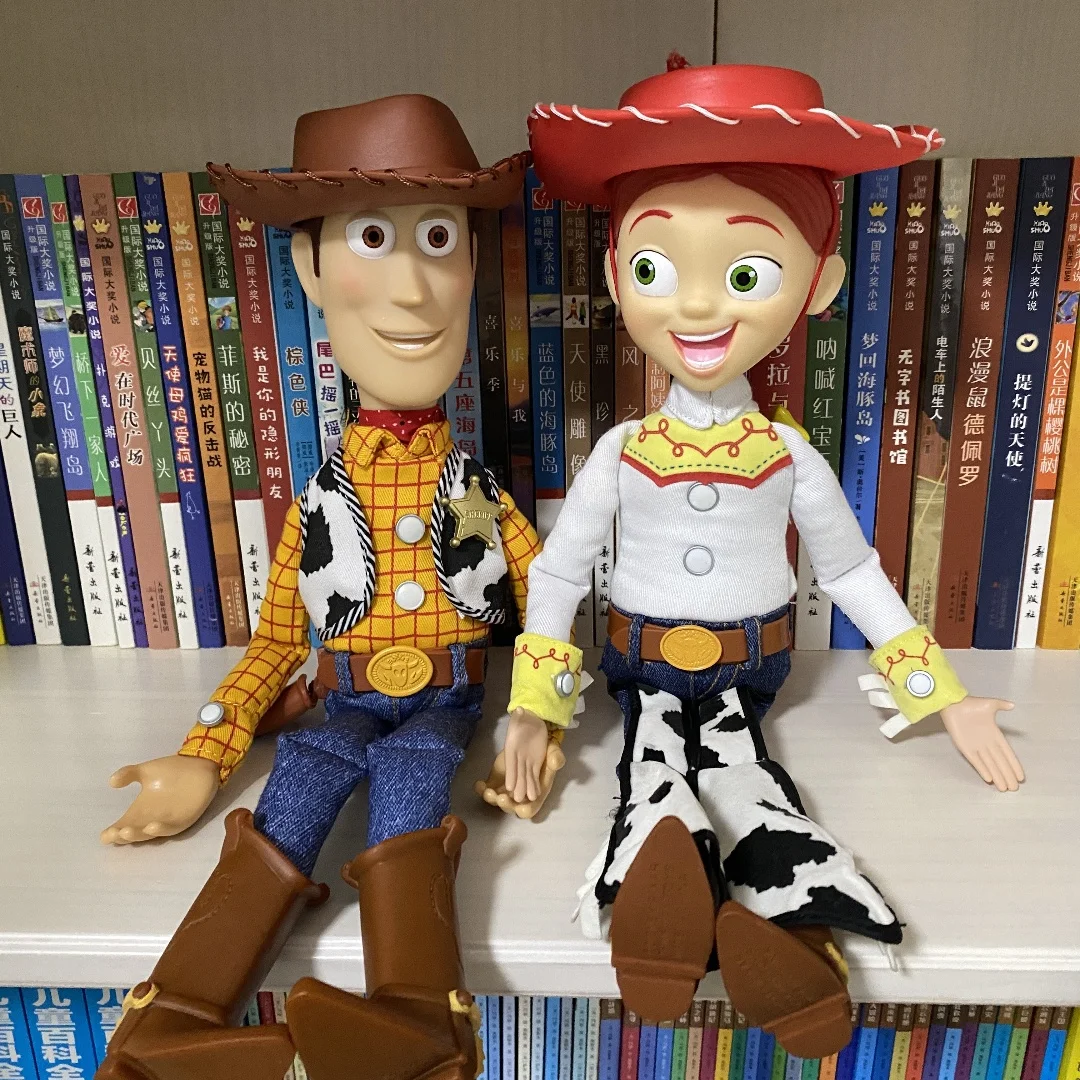 Disney Toy Story3 Woody Cable Pull Ring Produces Sound Interaction Puppet Toys Animation Master In Stock Kawaii