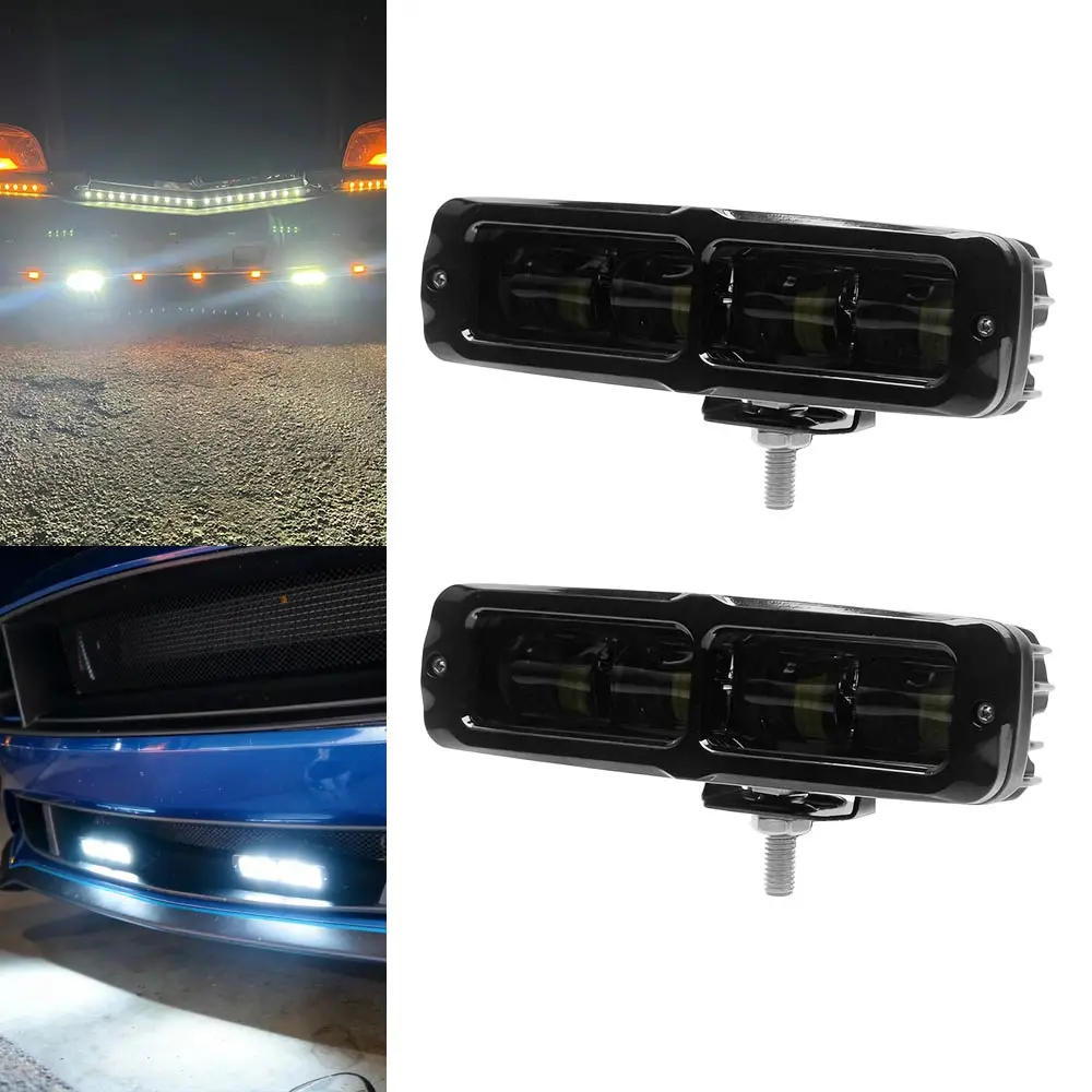 

2PCS Car Work Light 30W LED Light Bar IP67 6Inch 6000K For Pickup SUV Off Road Truck ATV UTV 4X4 Tractor 4WD Auto Accessories