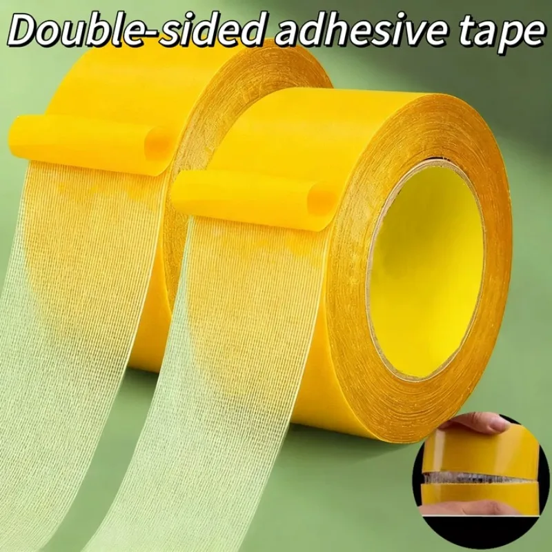 

Двусторонняя лента Высоковязкая сетка из волокна Прозрачная двусторонняя лента Липкая водонепроницаемая клейкая сетчатая лента из волокна