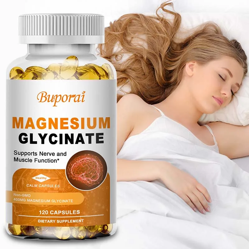 

Глицинат магния 400 мг, 120 растительных капсул — высокоочищенный минерал следов для здоровья мышц, суставов, сердец и пищеварительной сборки