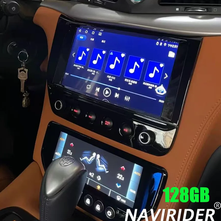 10.1inch Android Screen For Maserati Gran Turismo GT 2007-2015 Car Radio Stereo Multimedia Player Auto Carplay GPS Navigation HU