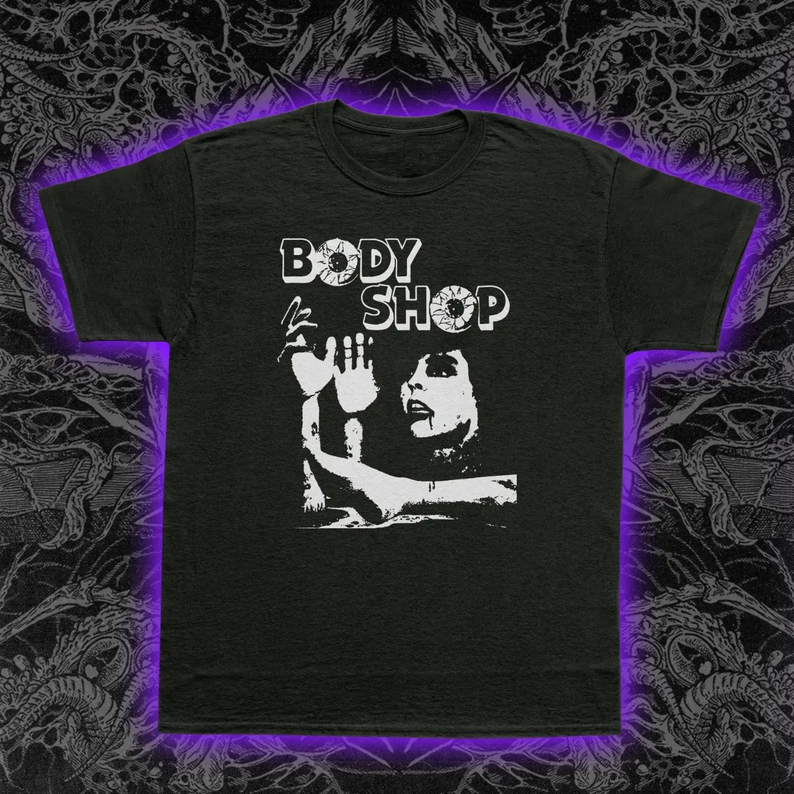 Body Shop T Shirt EBM Industrial Electronics Music 90s S 5XL vintage Washed Stylish Comfortable Breathable homme Soft Casual