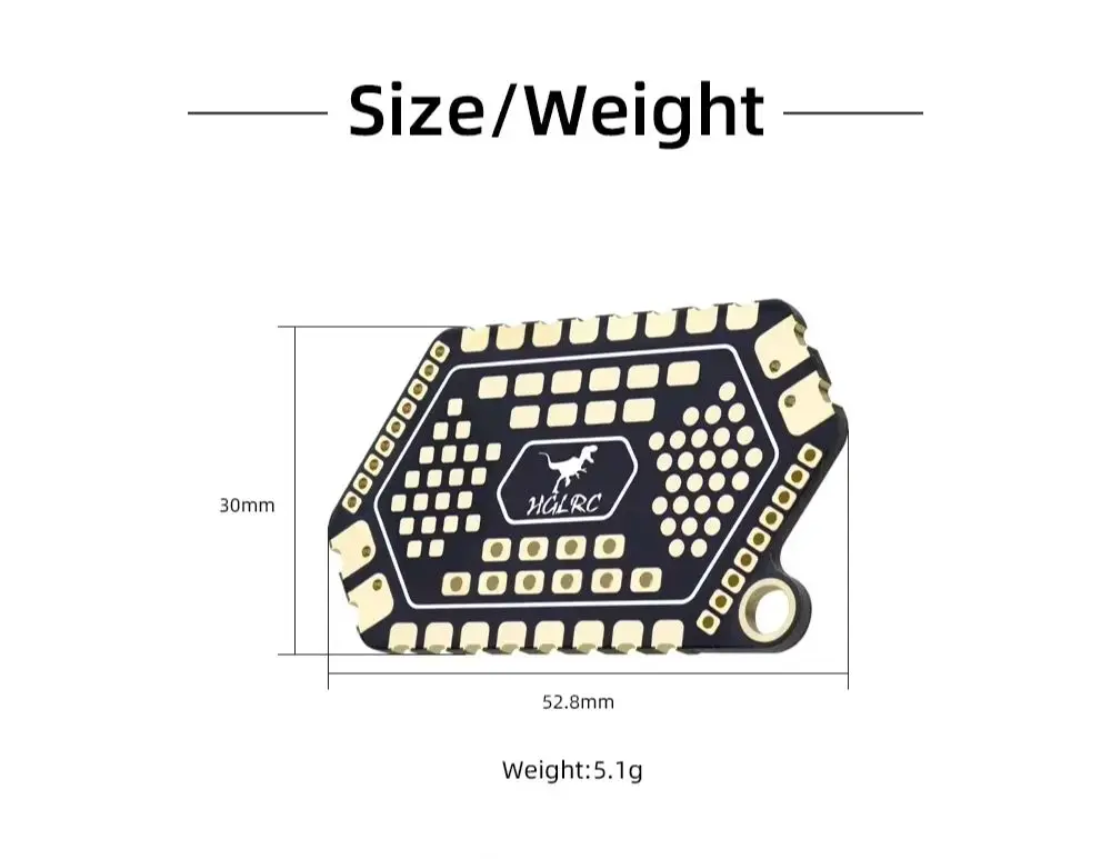 HGLRC Double-Sided Soldering Practice Board Copper-Plated 30x52.8mm for FPV Drone Beginner Training
