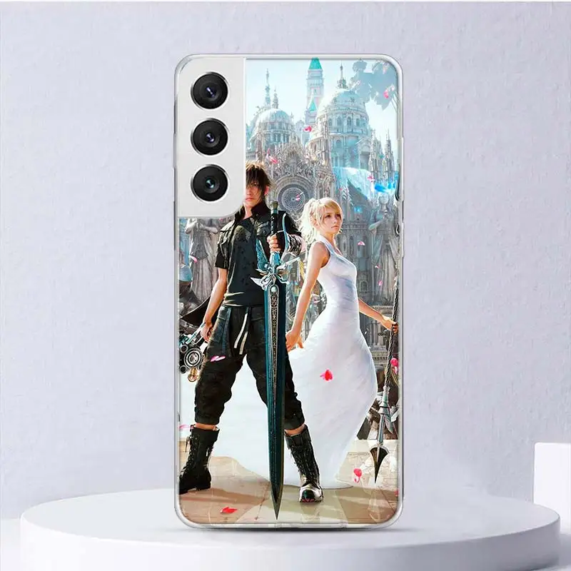 Final Fantasy VII Soft Case For Samsung Galaxy S24 S23 S22 S21 Ultra S20 FE S10 Plus Phone Cover S9 S8 + S10E Funda Coque