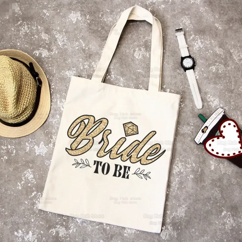 Bride To Be Team Bride Shopping Bag Shopper Jute Bag Shopping Bachelorette Party Squad Tote Bag Evjf Wedding Shoping Reusable