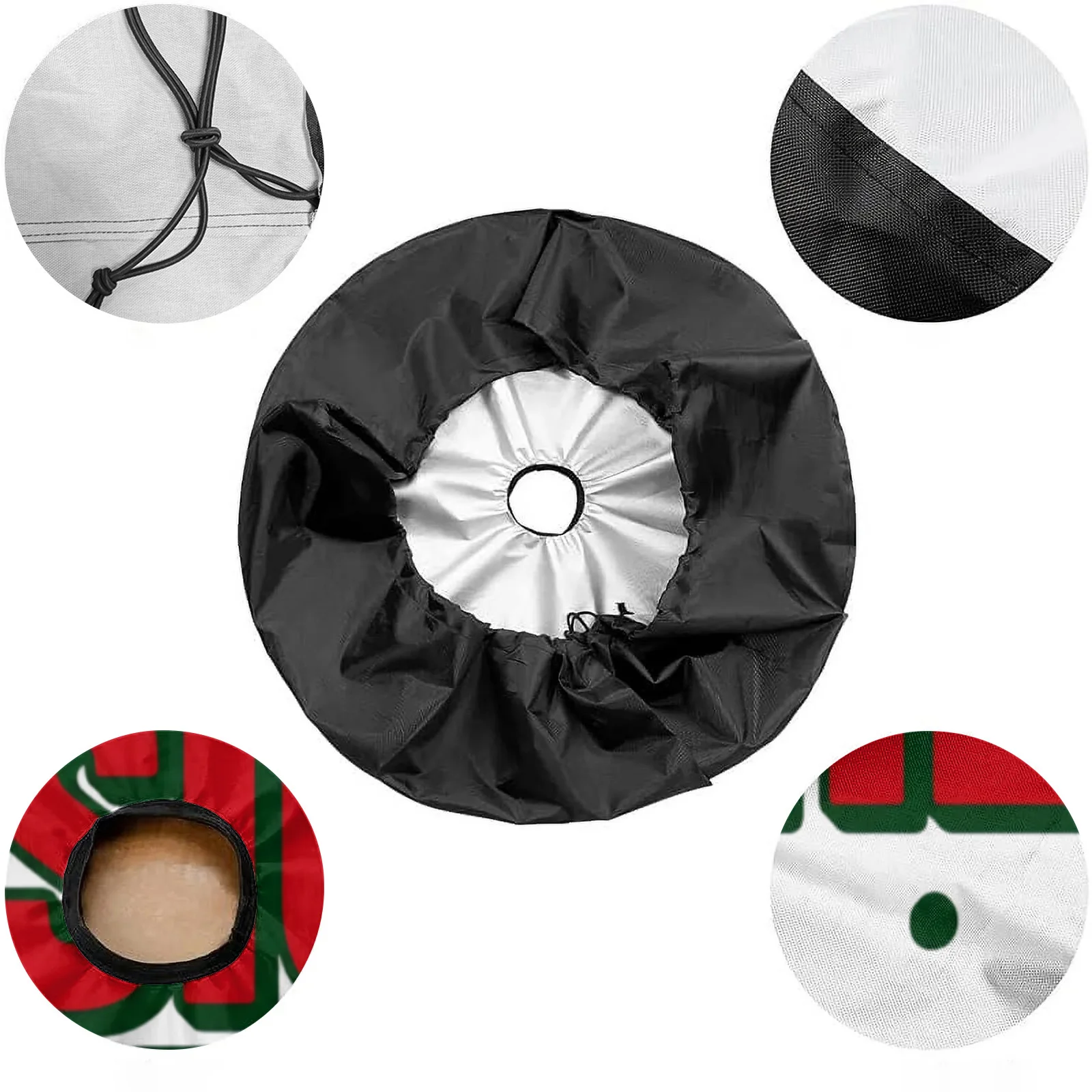 Custom Spare Tire Cover Personalized Photo Logo Text 600DPU Oxford Wheel Protector with Camera Hole for Jeep SUV RV Trailer