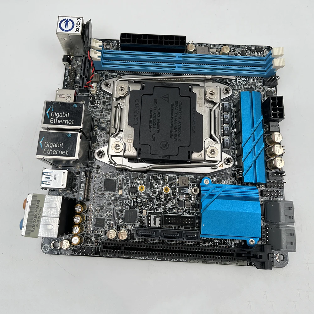 X99E-ITX/ac 2011 V3 Support i7 5960 xE5-2699 V4 2680 V3CPU Motherboard view 6