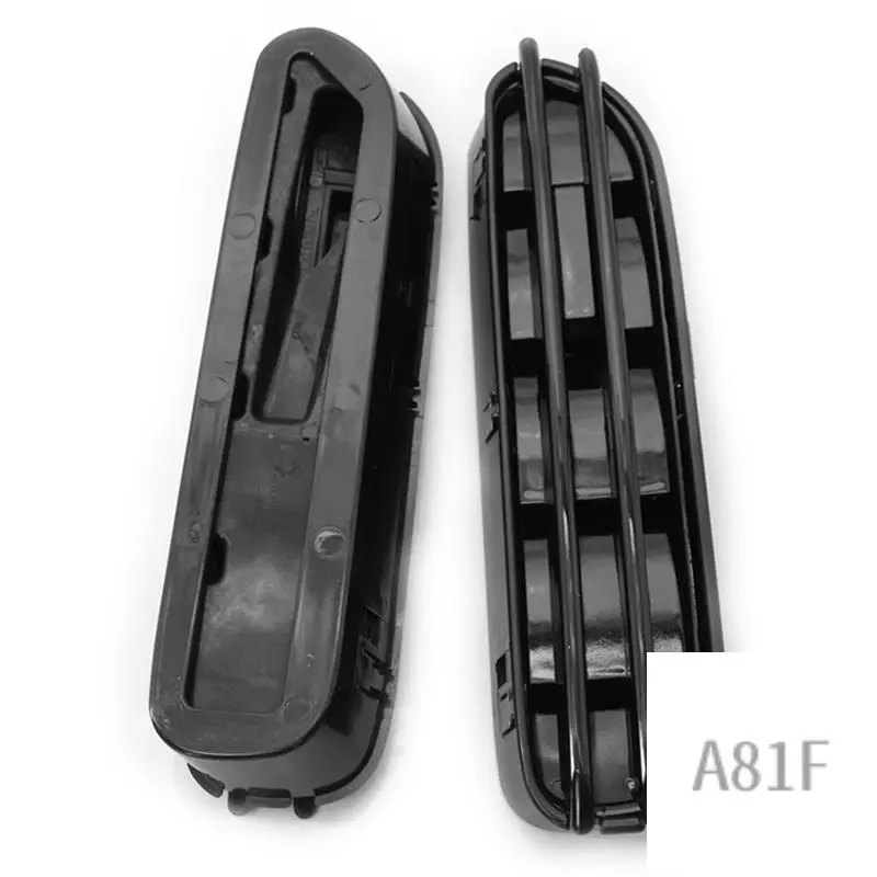 

Car Bright Black Fender Side Panel Grilles Vents For BMW 5 Series E39 Fender Ventilation Mesh 51137896849 51137896850 Parts