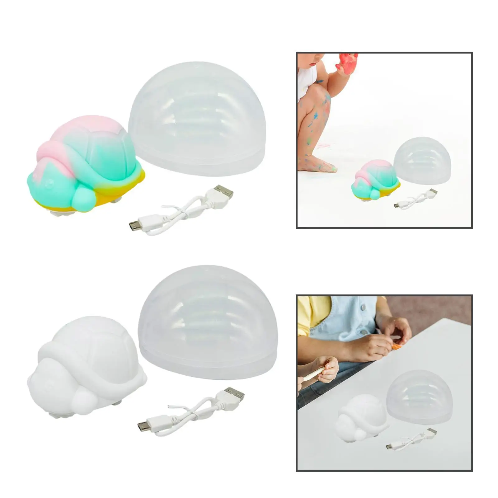 Light up Car Silicone Car Toy with Light Early Educational Mini Toy Vehicle for