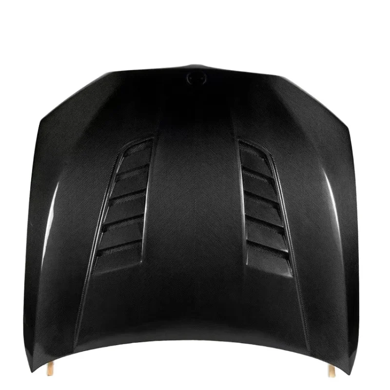 5 Series F90 V-Style Dry Carbon Fiber Hood Bonnet Hot-Pressed with Included Screws & Bolts New Condition Dropshipping Welcomed