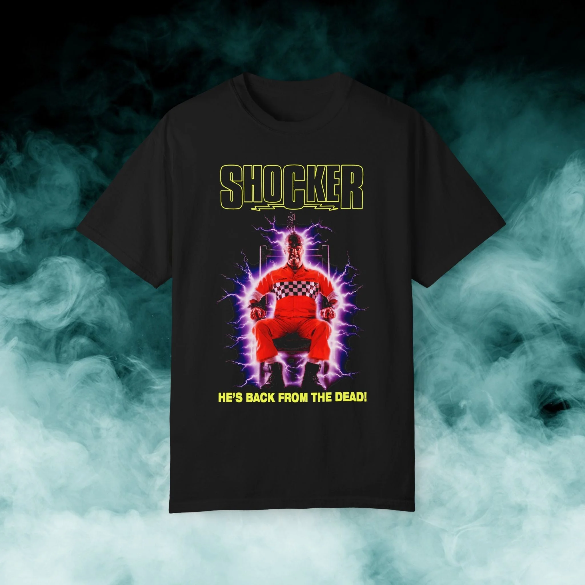 Shocker Horror Movie Graphic T-Shirt Cotton Men Women Streetwear Tee