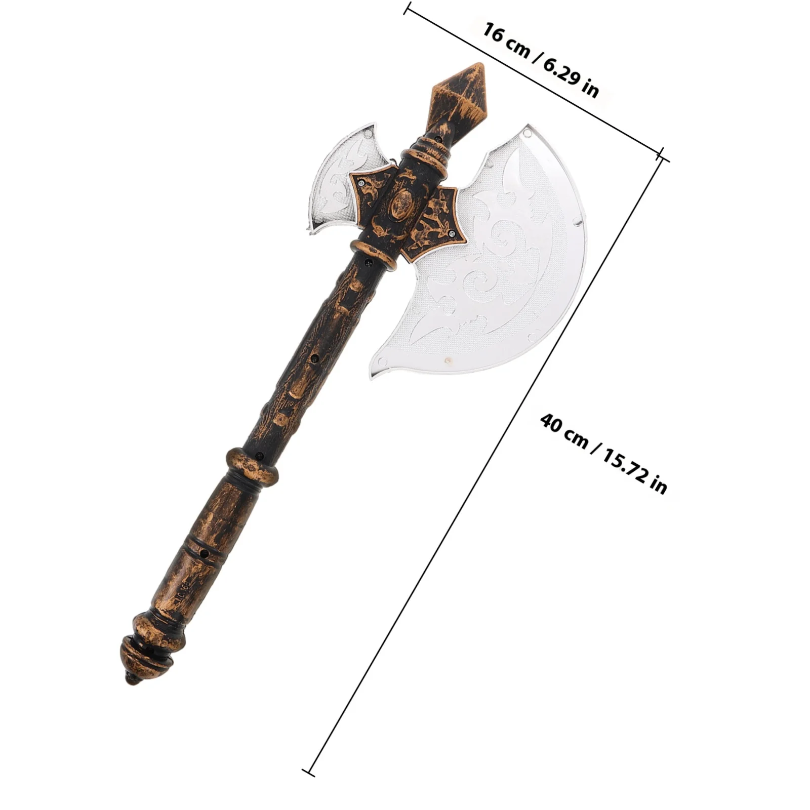 المروحية البلاستيك الدعامة نابض بالحياة آمنة لعب الأدوار تأثيري هالوين زي ملحق الديكور البلاستيك الدعامة ديكور الهالوين #4