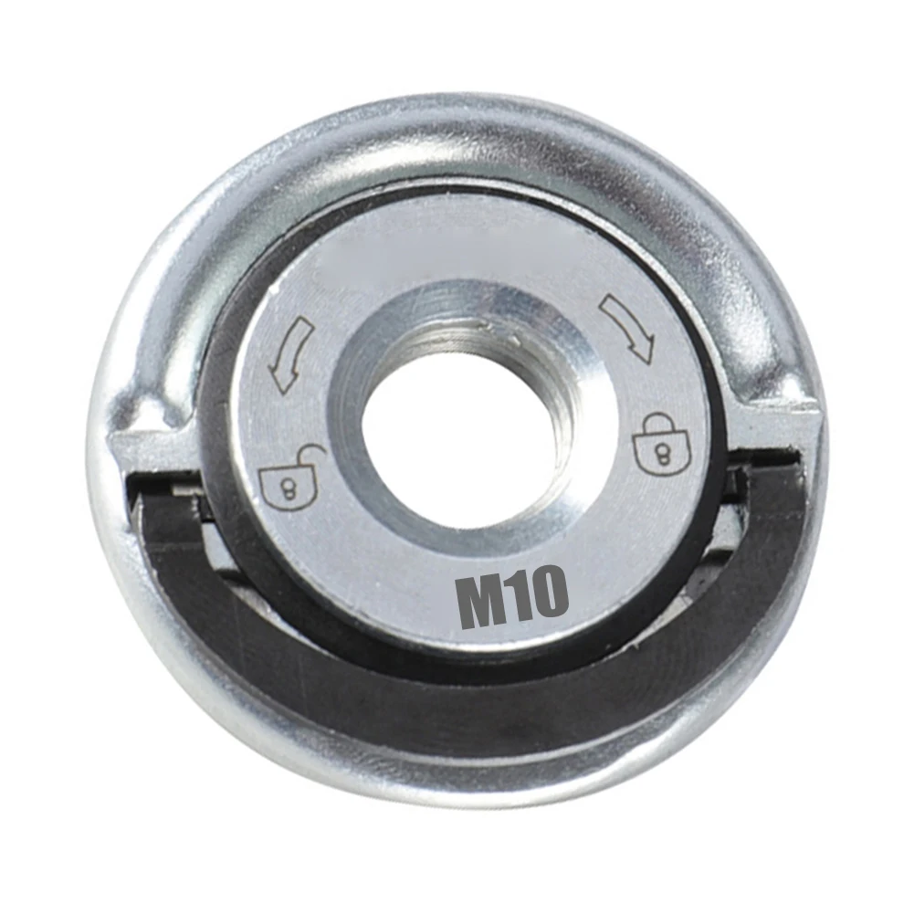 

1pcs Quick Release Flange Nut M10 Thread Angle Grinder Pressing Plate Angle Grinder Release Locking Nut Power Tools