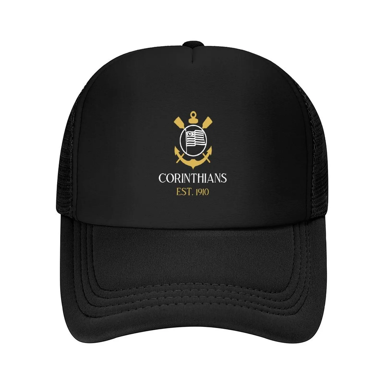 

Corinthians Alt Gold White Baseball Cap Beach Hood Hip Hop Hat Man For The Sun Golf Women Men's