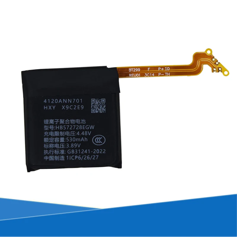 Original Replaces 530mAh 3.89V HB572728EGW Battery For Huawei Watch GT4 46mm PNX-B19 Smart Device