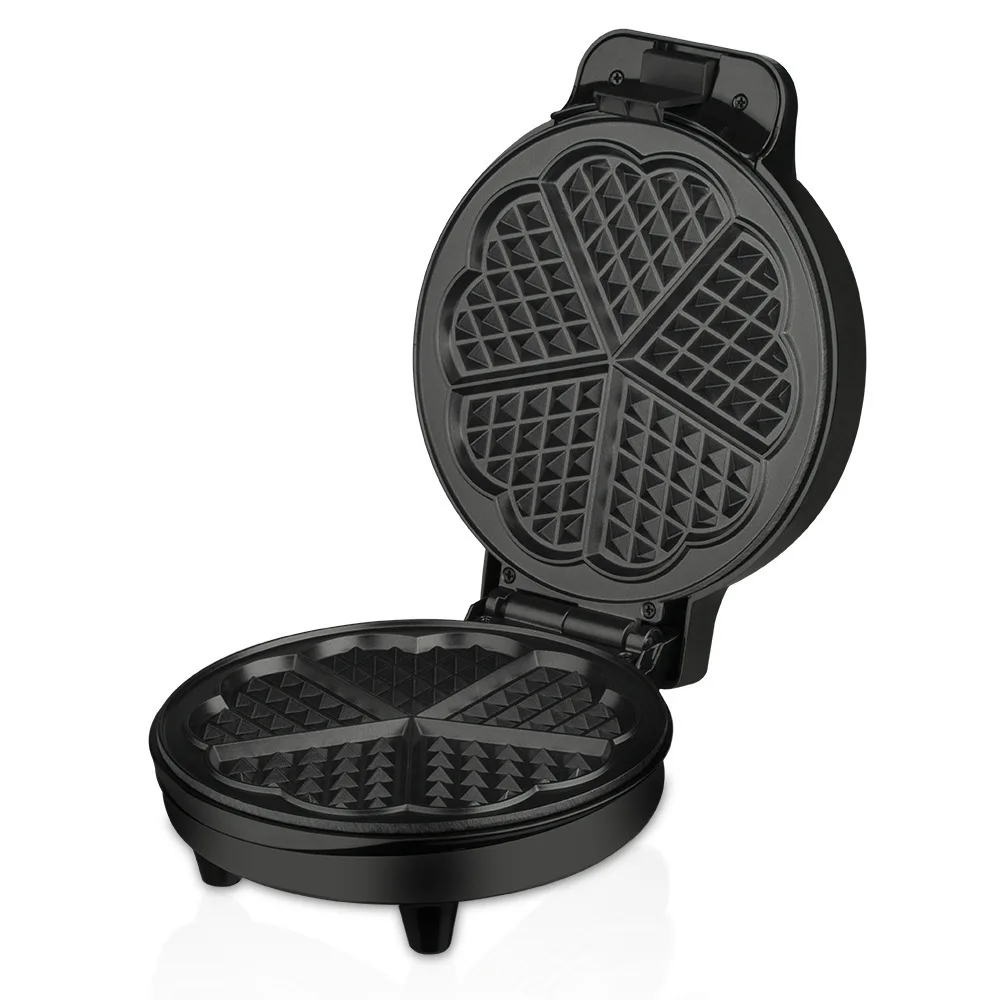 110V Home Breakfast Machine Waffle Machine Automatic Mini Double Sided Heated Electric Cake Pan Light Food Machine